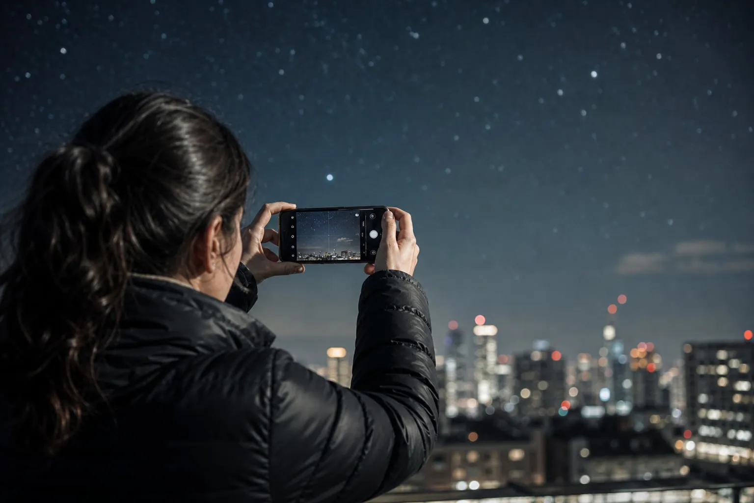 Como fotografar estrelas com celular em cidade iluminada