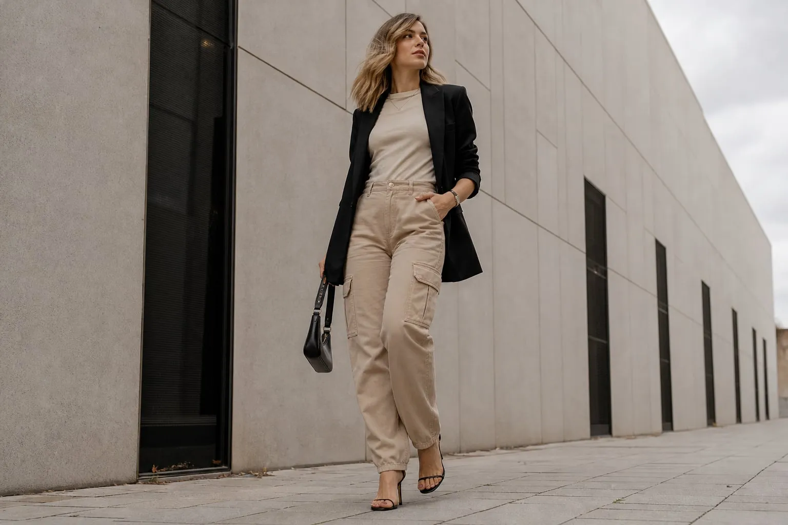 Como usar calça cargo feminina sem ampliar a silhueta