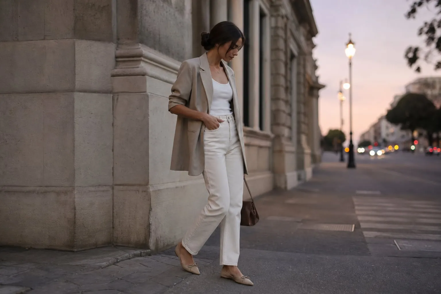 Como usar sapatilha de bico fino sem formalizar o look
