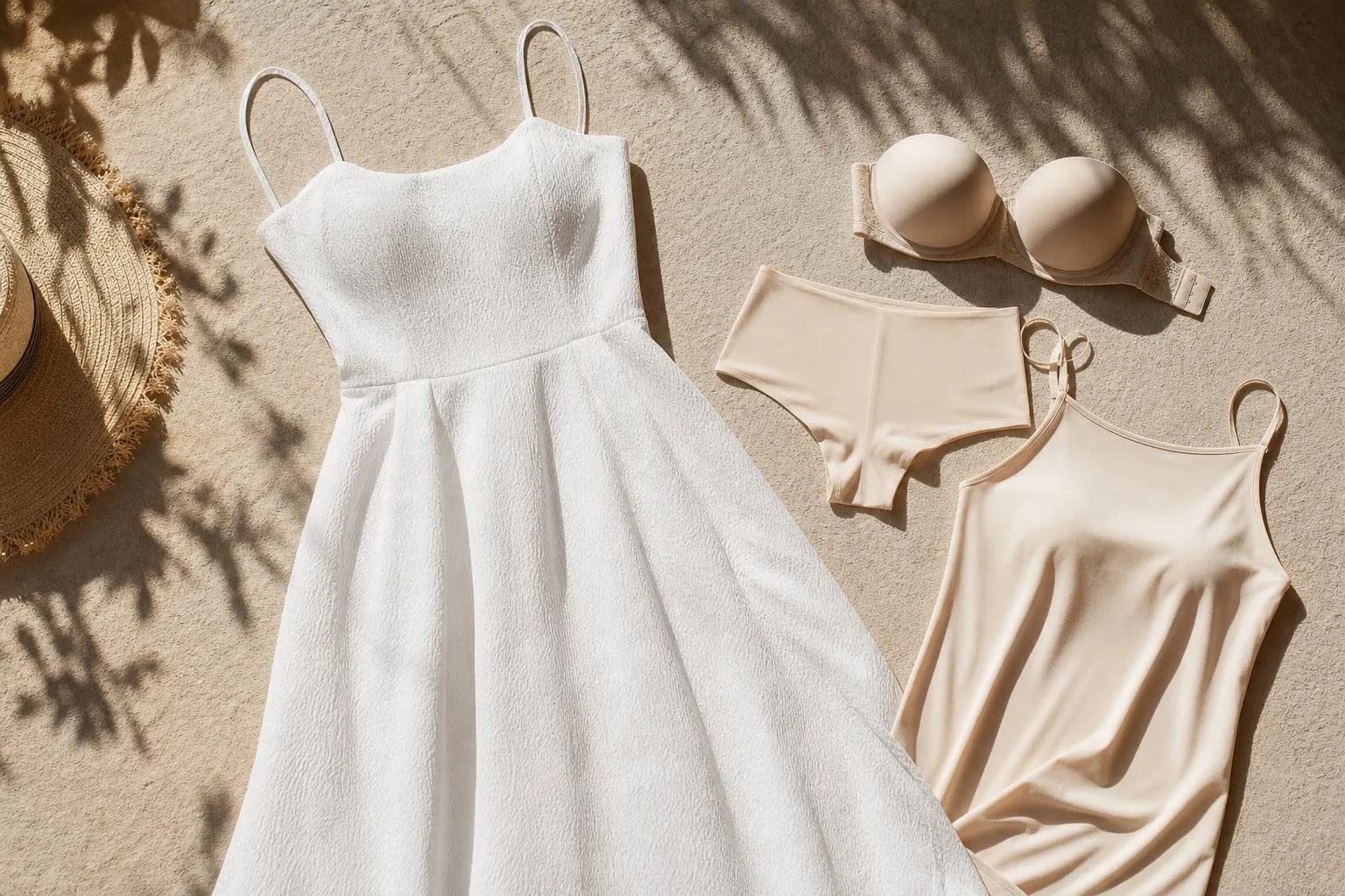 Como usar vestido branco sem transparência e sem marcar